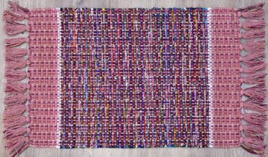 Yüksek çözünürlüklü el dokuması kilim ve halı motifleri ve renkleri