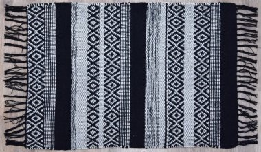 Yüksek çözünürlüklü el dokuması kilim ve halı motifleri ve renkleri