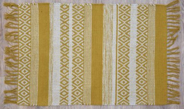 Yüksek çözünürlüklü el dokuması kilim ve halı motifleri ve renkleri