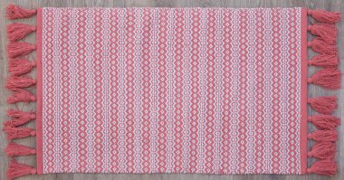 Yüksek çözünürlüklü el dokuması kilim ve halı motifleri ve renkleri