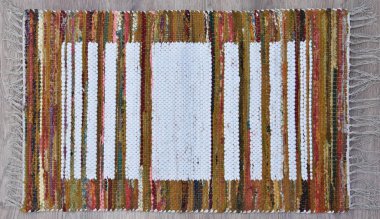 Yüksek çözünürlüklü el dokuması kilim ve halı motifleri ve renkleri