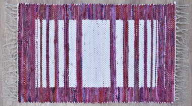 Yüksek çözünürlüklü el dokuması kilim ve halı motifleri ve renkleri