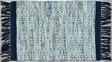 Yüksek çözünürlüklü el dokuması kilim ve halı motifleri ve renkleri