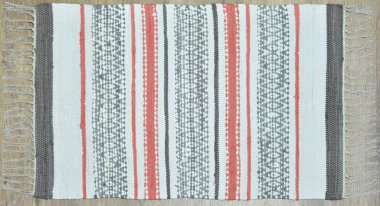 Yüksek çözünürlüklü el dokuması kilim ve halı motifleri ve renkleri