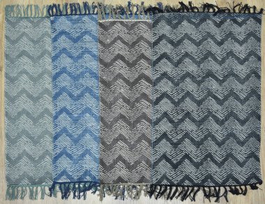 Yüksek çözünürlüklü el dokuması kilim ve halı motifleri ve renkleri