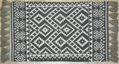 Yüksek çözünürlüklü el dokuması kilim ve halı motifleri ve renkleri