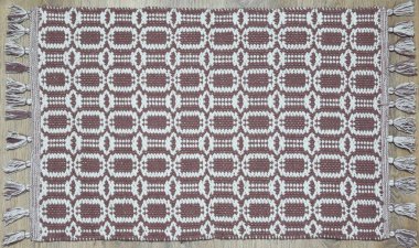 Yüksek çözünürlüklü el dokuması kilim ve halı motifleri ve renkleri