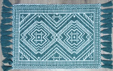 Yüksek çözünürlüklü el dokuması kilim ve halı motifleri ve renkleri