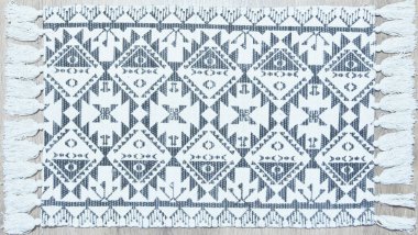 Yüksek çözünürlüklü orijinal el dokuması kilim ve halı motifleri ve renkleri