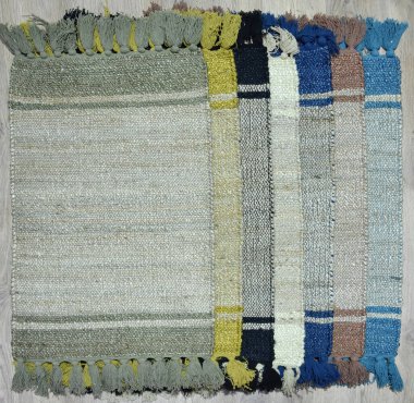 Yüksek çözünürlüklü orijinal el dokuması kilim ve halı motifleri ve renkleri