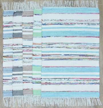 Yüksek çözünürlüklü orijinal el dokuması kilim ve halı motifleri ve renkleri