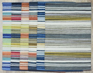 Yüksek çözünürlüklü orijinal el dokuması kilim ve halı motifleri ve renkleri