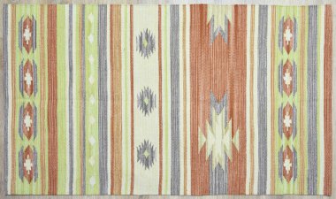 Yüksek çözünürlüklü orijinal el dokuması kilim ve halı motifleri ve renkleri