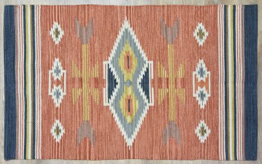 Yüksek çözünürlüklü orijinal el dokuması kilim ve halı motifleri ve renkleri