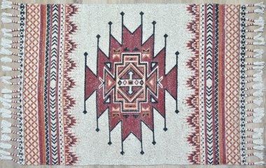 Yüksek çözünürlüklü orijinal el dokuması kilim ve halı motifleri ve renkleri