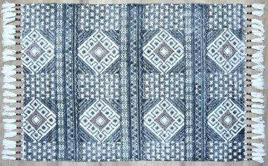 Yüksek çözünürlüklü orijinal el dokuması kilim ve halı motifleri ve renkleri