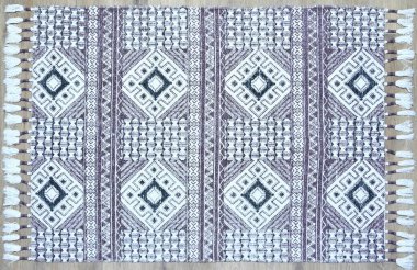 Yüksek çözünürlüklü orijinal el dokuması kilim ve halı motifleri ve renkleri