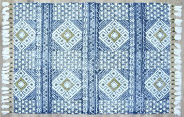 Yüksek çözünürlüklü orijinal el dokuması kilim ve halı motifleri ve renkleri
