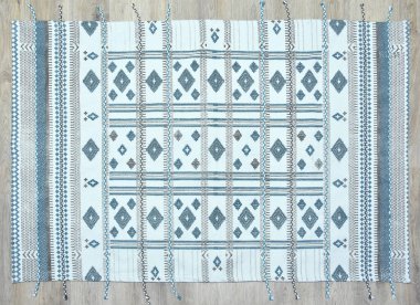 Yüksek çözünürlüklü orijinal el dokuması kilim ve halı motifleri ve renkleri