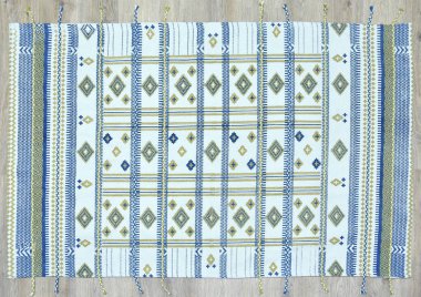 Yüksek çözünürlüklü orijinal el dokuması kilim ve halı motifleri ve renkleri