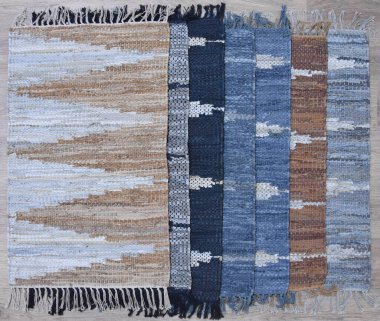 Yüksek çözünürlüklü orijinal el dokuması kilim ve halı motifleri ve renkleri