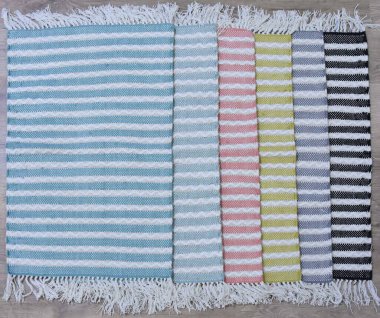 Yüksek çözünürlüklü orijinal el dokuması kilim ve halı motifleri ve renkleri