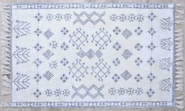 Yüksek çözünürlüklü orijinal el dokuması kilim ve halı motifleri ve renkleri