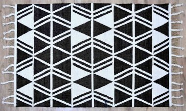 Yüksek çözünürlüklü orijinal el dokuması kilim ve halı motifleri ve renkleri