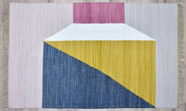 Yüksek çözünürlüklü orijinal el dokuması kilim ve halı motifleri ve renkleri