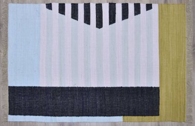 Yüksek çözünürlüklü orijinal el dokuması kilim ve halı motifleri ve renkleri