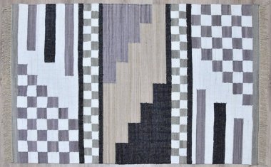 Yüksek çözünürlüklü orijinal el dokuması kilim ve halı motifleri ve renkleri