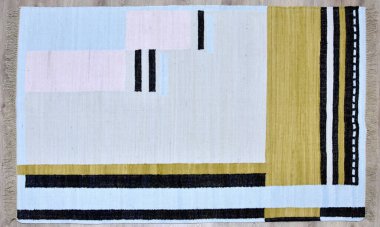 Yüksek çözünürlüklü orijinal el dokuması kilim ve halı motifleri ve renkleri