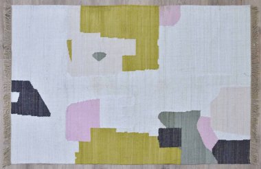 Yüksek çözünürlüklü orijinal el dokuması kilim ve halı motifleri ve renkleri