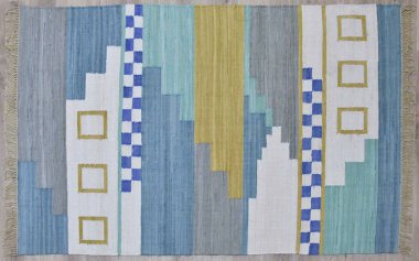 Yüksek çözünürlüklü orijinal el dokuması kilim ve halı motifleri ve renkleri