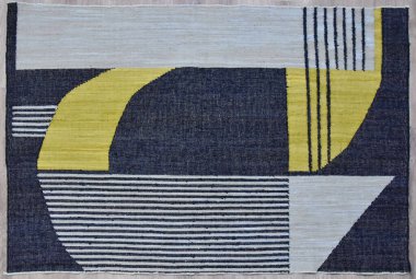 Yüksek çözünürlüklü orijinal el dokuması kilim ve halı motifleri ve renkleri