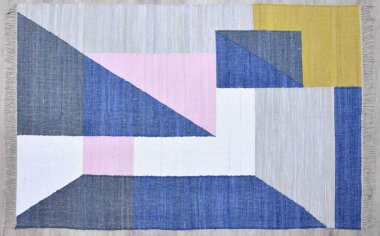 Yüksek çözünürlüklü orijinal el dokuması kilim ve halı motifleri ve renkleri