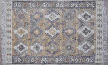 Yüksek çözünürlüklü orijinal el dokuması kilim ve halı motifleri ve renkleri