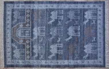 Yüksek çözünürlüklü orijinal el dokuması kilim ve halı motifleri ve renkleri