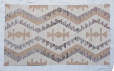 Yüksek çözünürlüklü orijinal el dokuması kilim ve halı motifleri ve renkleri