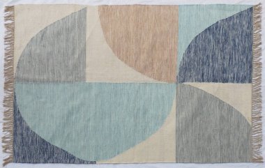 Yüksek çözünürlüklü orijinal el dokuması kilim ve halı motifleri ve renkleri