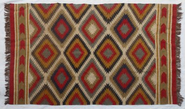 Yüksek çözünürlüklü orijinal el dokuması kilim ve halı motifleri ve renkleri