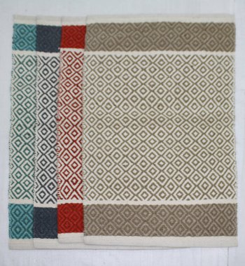 Yüksek çözünürlüklü orijinal el dokuması kilim ve halı motifleri ve renkleri