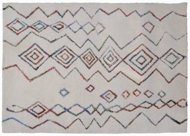 Yüksek çözünürlüklü orijinal el dokuması kilim ve halı motifleri ve renkleri