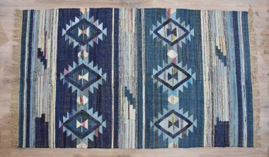 Yüksek çözünürlüklü orijinal el dokuması kilim ve halı motifleri ve renkleri