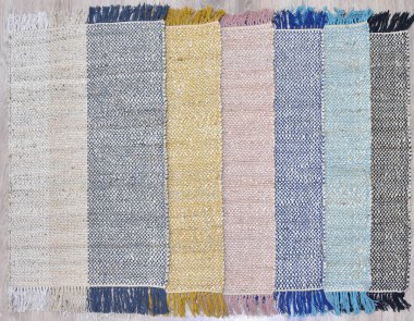 Yüksek çözünürlüklü orijinal el dokuması kilim ve halı motifleri ve renkleri