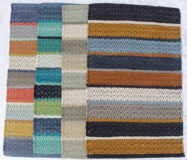 Yüksek çözünürlüklü orijinal el dokuması kilim ve halı motifleri ve renkleri