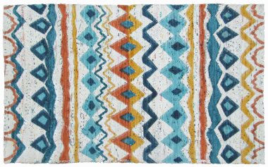 Yüksek çözünürlüklü orijinal el dokuması kilim ve halı motifleri ve renkleri