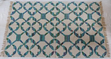 Yüksek çözünürlüklü orijinal el dokuması kilim ve halı motifleri ve renkleri