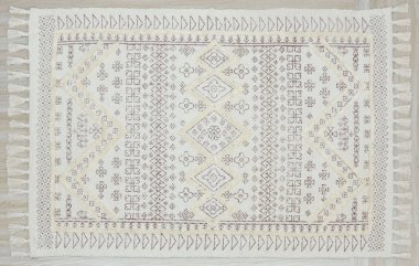 Yüksek çözünürlüklü orijinal el dokuması kilim ve halı motifleri ve renkleri