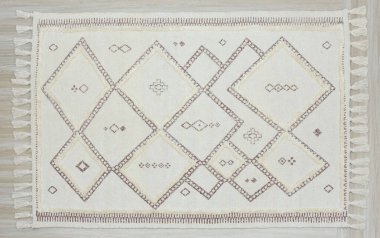 Yüksek çözünürlüklü orijinal el dokuması kilim ve halı motifleri ve renkleri